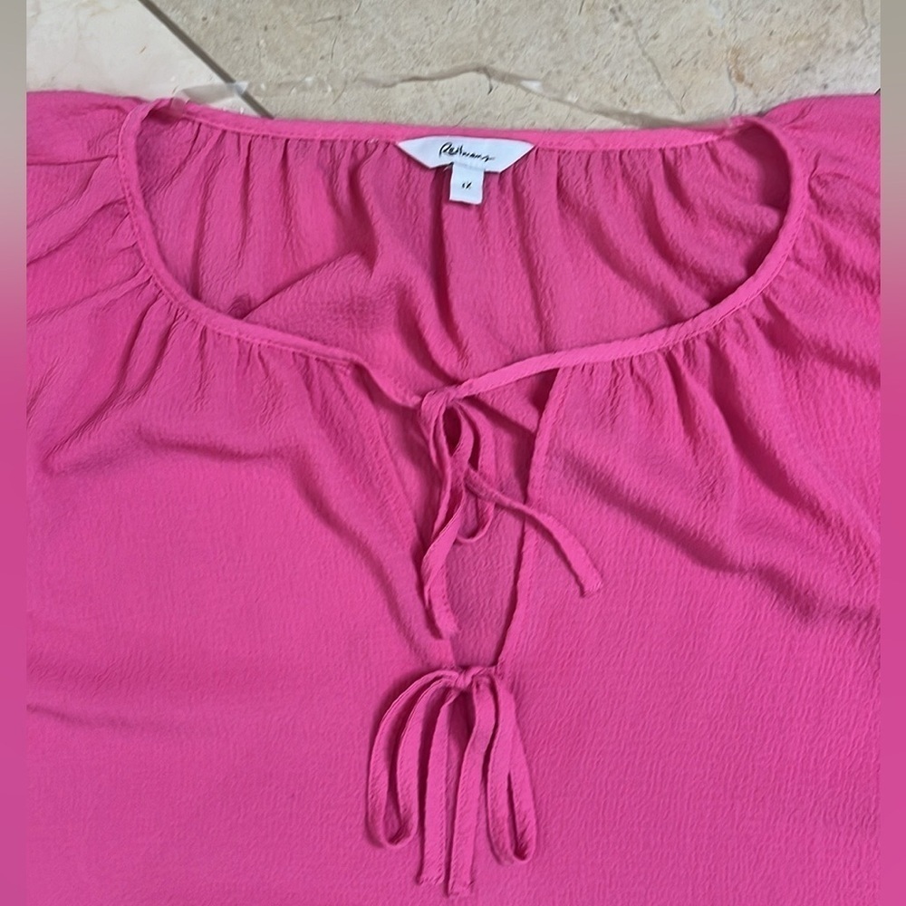 ⭐️ Reitmans pink 3/4 sleeve top- size 3X - Picture 2 of 9